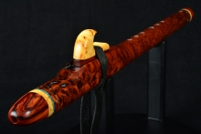 Redwood Burl Native American Flute, Minor, Mid F#-4, #F27A